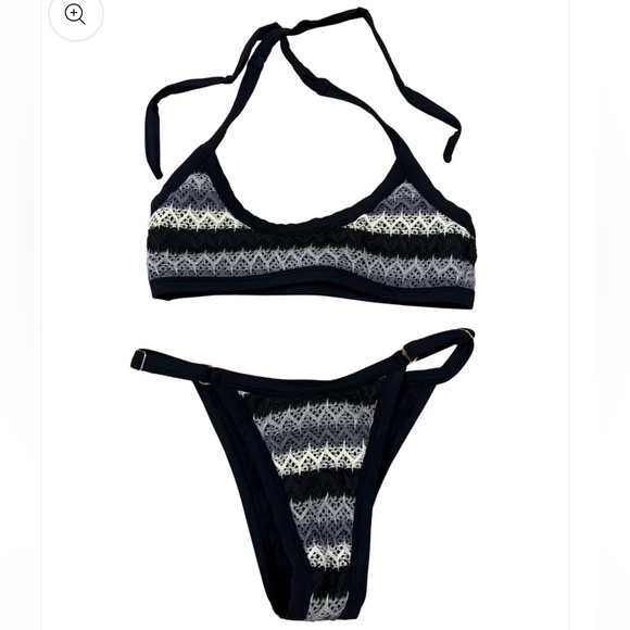 Strawberry Milk Mob Other - Strawberry Milk Mob Black and White Bikini